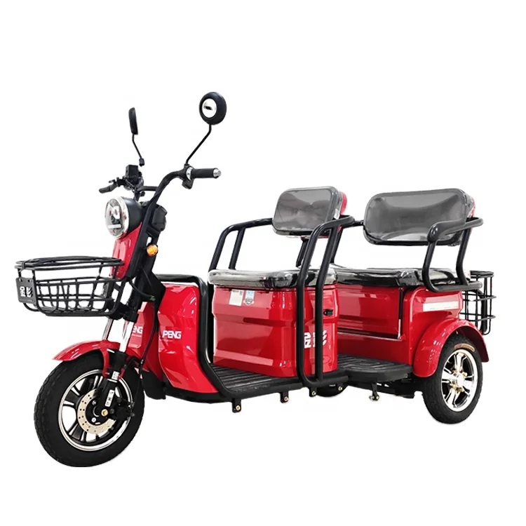 Jinpeng XD Electric Three Wheel Tricycle for Passenger EEC Certificate European Market Factory Direct Sale