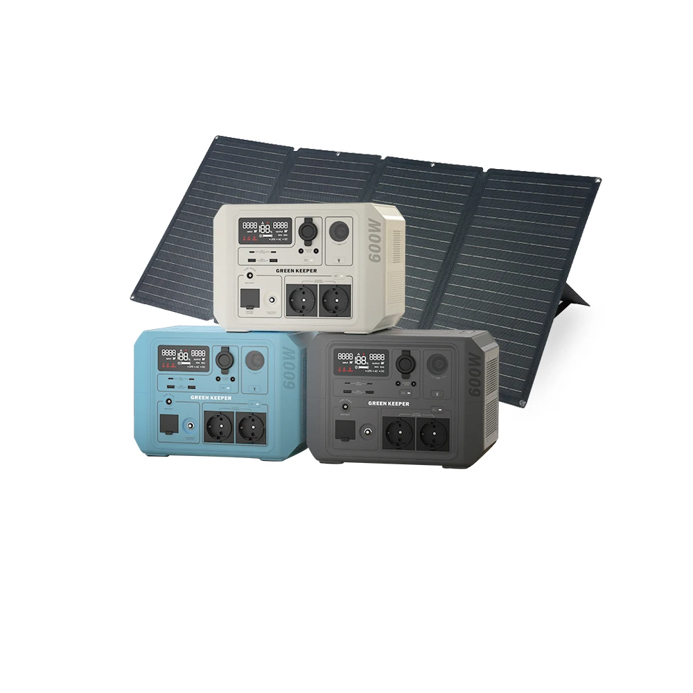 Solar Generator 600W 1200W 2000W 3600W Outdoor Power Bank Portable Solar Power Station Lifepo4 Portable Power Station