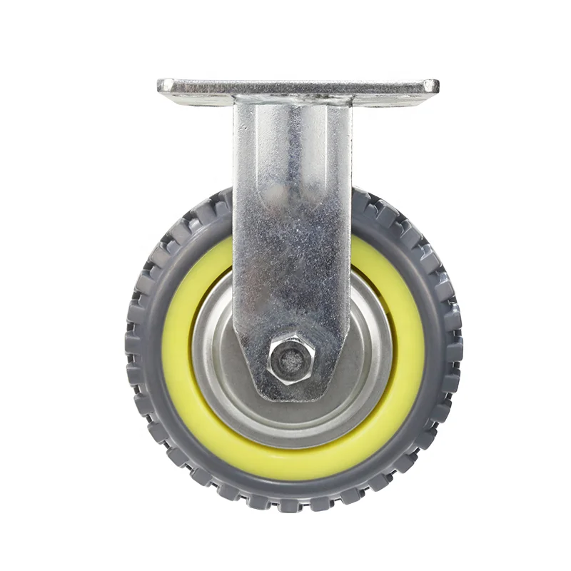 
Uholan Caster Wheels Swivel With Brake Grey Caster 4' 5' 6' 8' Caster Wheels For Hand Truck 