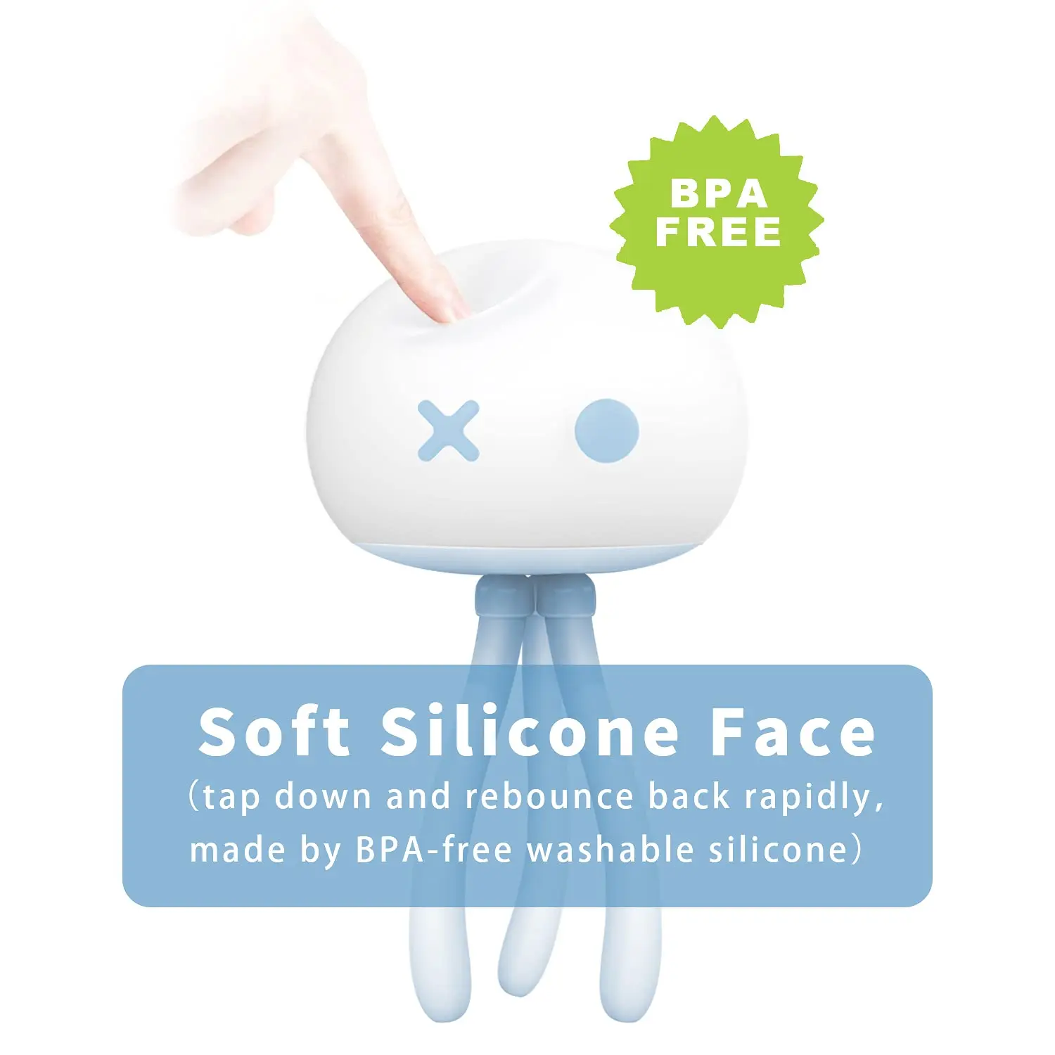 new mom preferred baby crib smart jellyfish small night lamp breastfeeding night milk eye protection baby stroller light