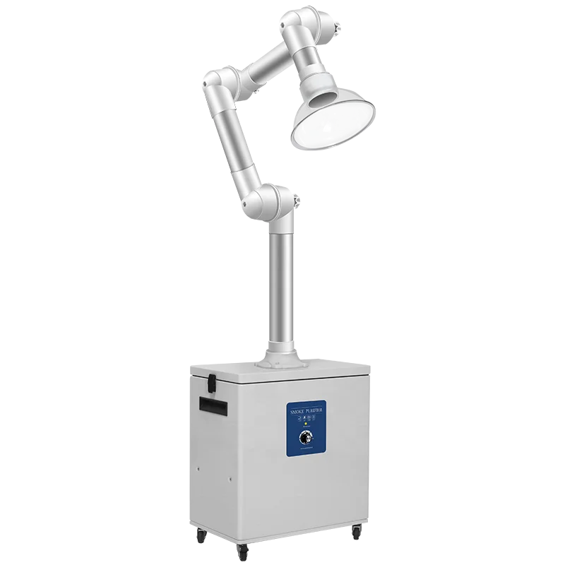 JL01 Knob Control Laser Beauty CO2 Smoke Evacuator Dental Extraoral Aerosol Suction System