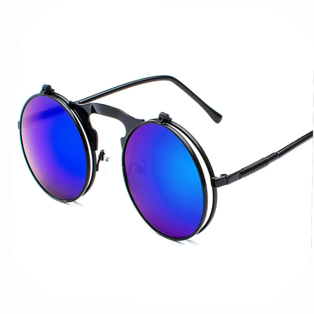 3057 Cheap Fashion Steampunk Women polarized Sunglasses Decoration Men Clear Lens  Tinted Glasses