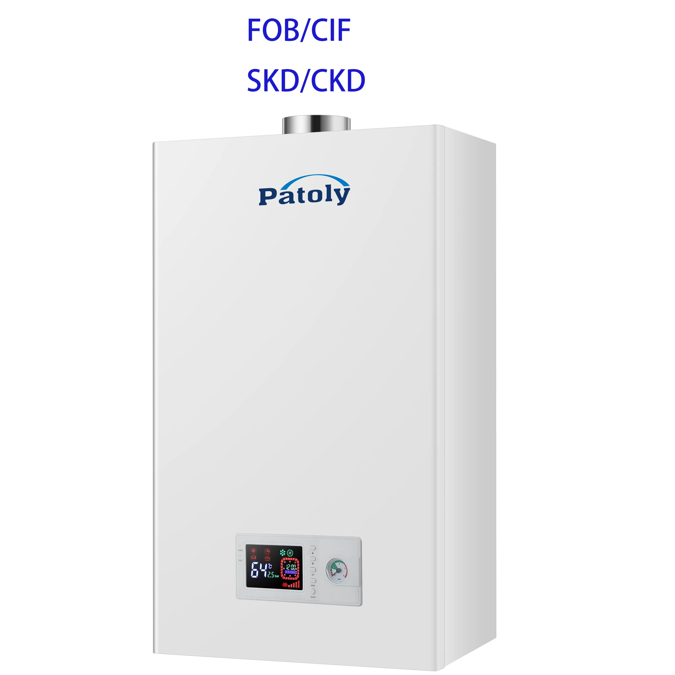 18KW 24KW-50KW Instant Ng Natural Gas Boiler High Quality Best Price Tankless Gas Hot Water Heater 220V Heating Bathing for Home