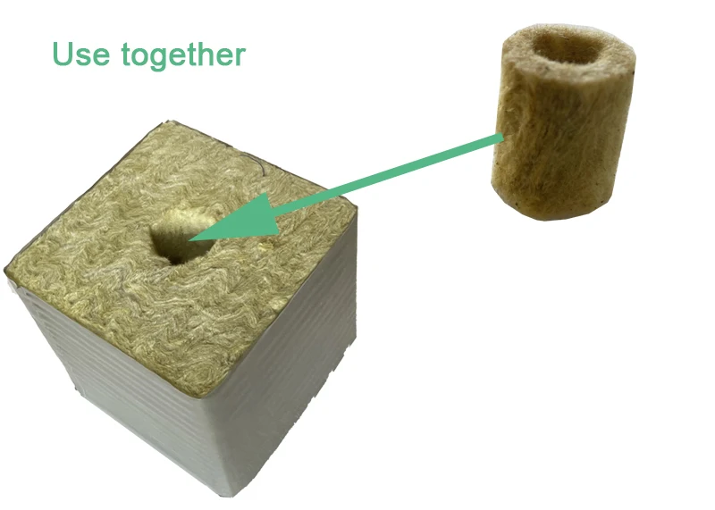 Hot Sale 8*8*8 Inches Hydroponics Rock Wool Cubesv200x200x200mm Stone Wool Hydroponics Growing Cubes