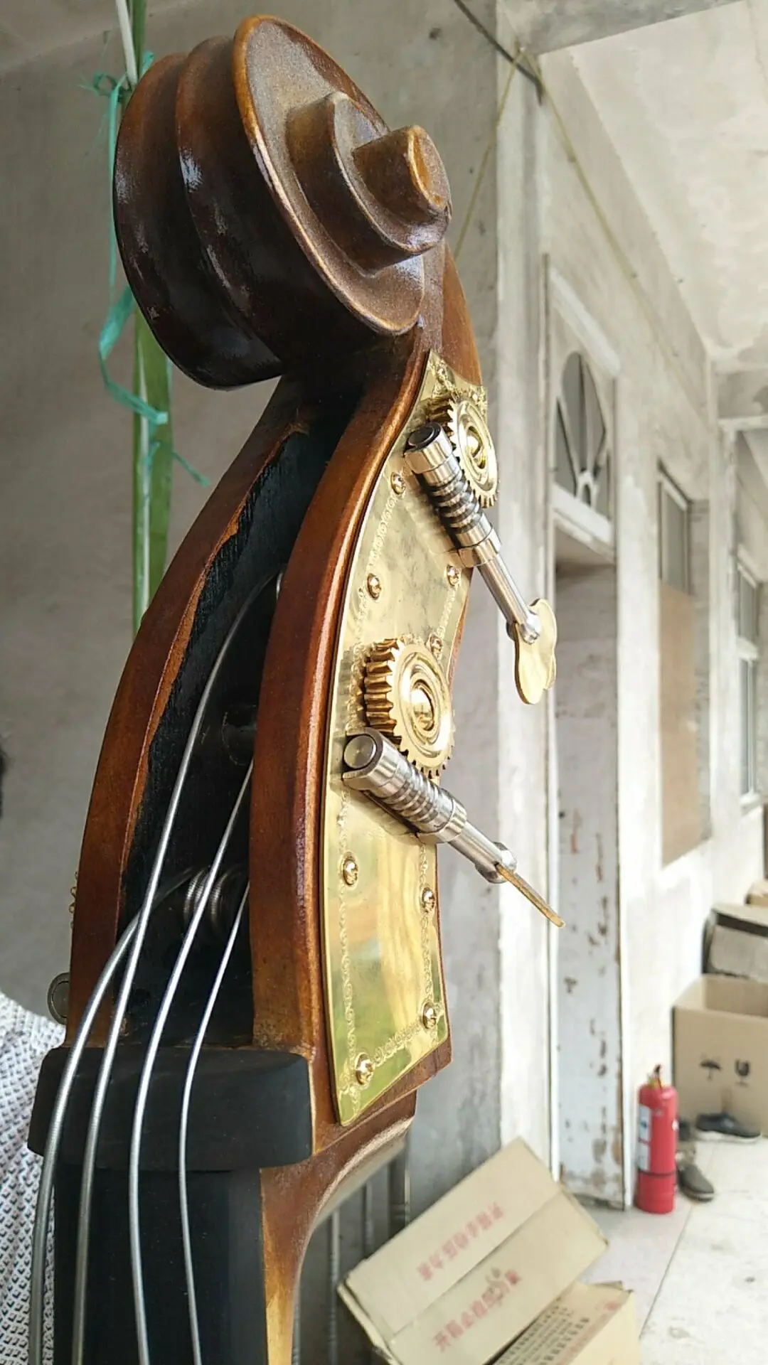 Tongling Workshop Antique Style Handmade  Solid Wood 3/4 Double Bass