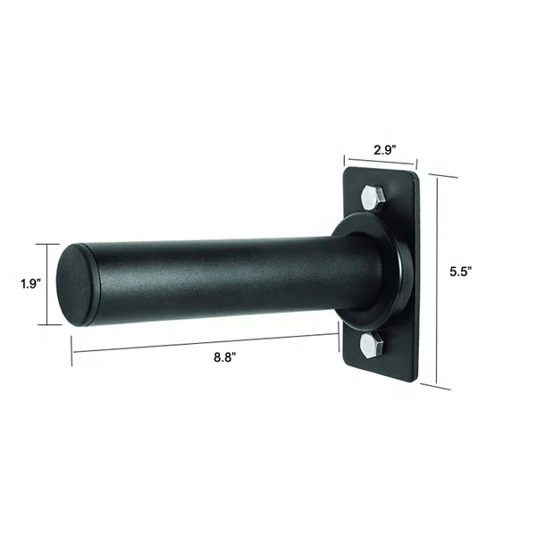 YDYFIT Wall Mounted Weight Plate Storage Pegs Weight Plate Holder