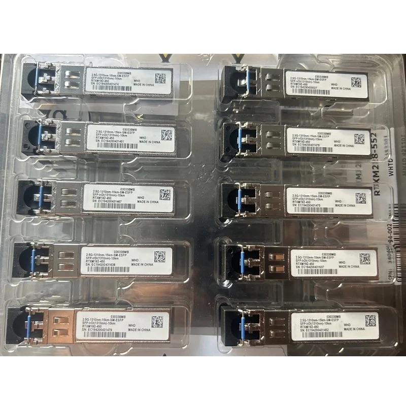 02314KKJ SFP-GE-LX-SM1310-BIDI оптический приемопередатчик eSFP GE BIDI одномодовый модуль (TX1310/RX1490 10 км LC)