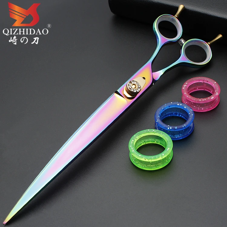 Японские Ножницы из нержавеющей стали 440C для ухода за собаками, профессиональные наборы ножниц для домашних животных, 8 дюймов