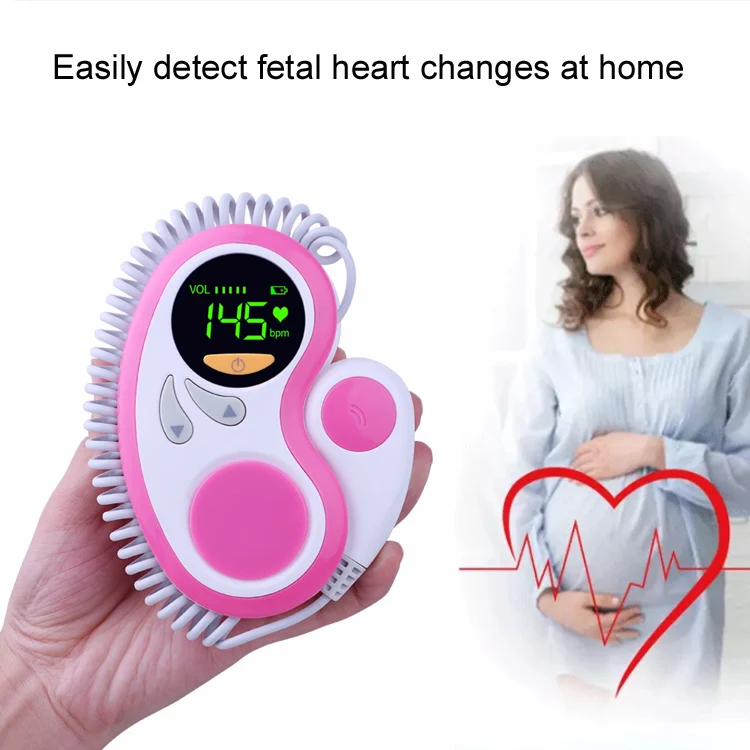  Boxym Factory Household prenatal pocket baby heart beat rate detector ultrasound pregnant doppler fetal