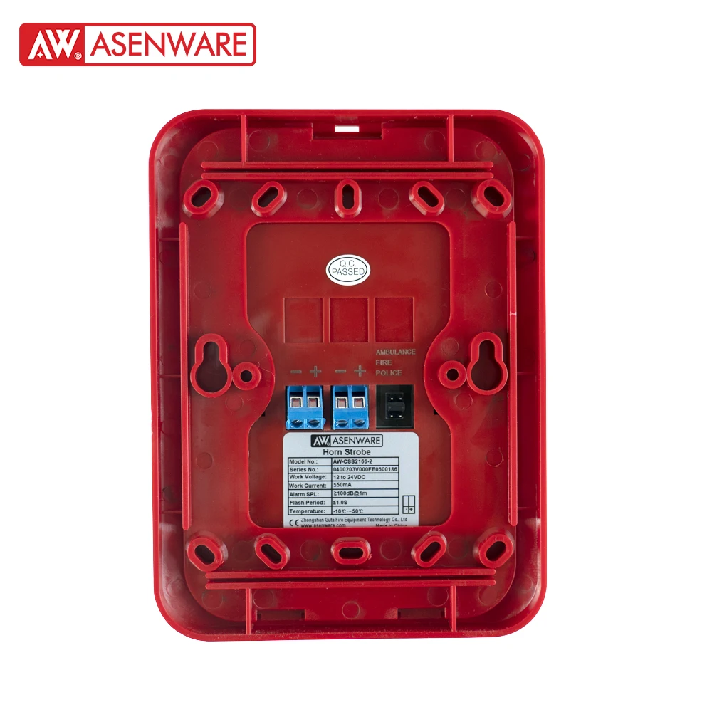 Asenware Conventional Strobe Sounder LED Light 24V Version 2166 Fire Alarm System Use