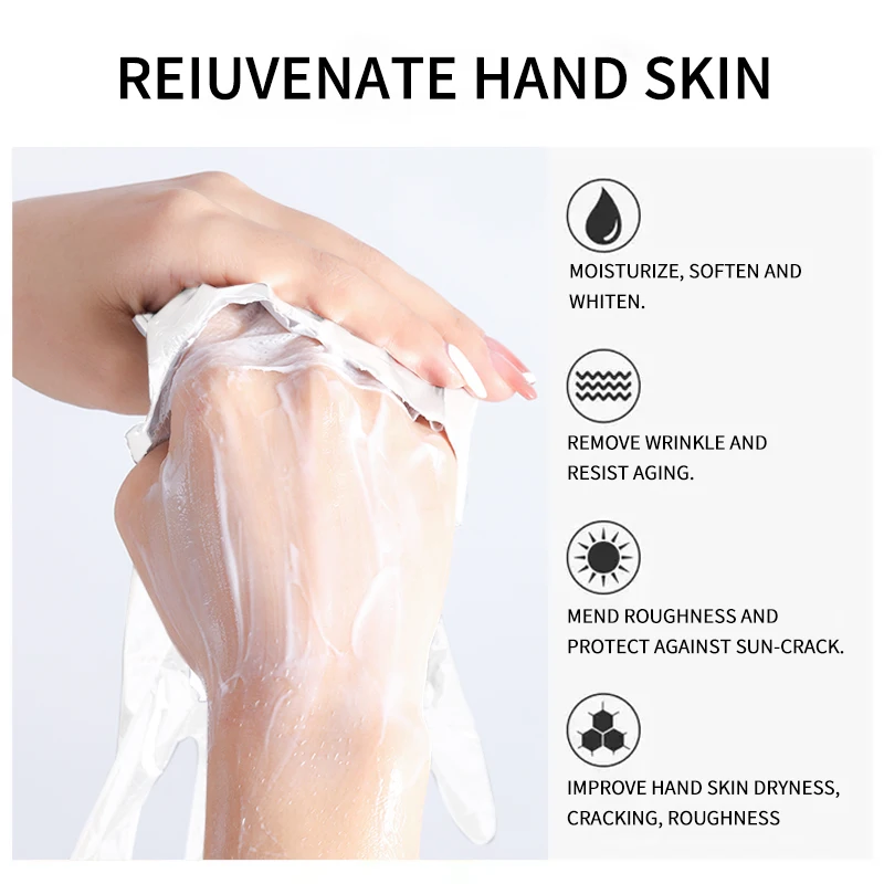 High quality Korea Fashion Whitening Moisturizing Hand Spa Repair Niacinamide Nail Hand Mask
