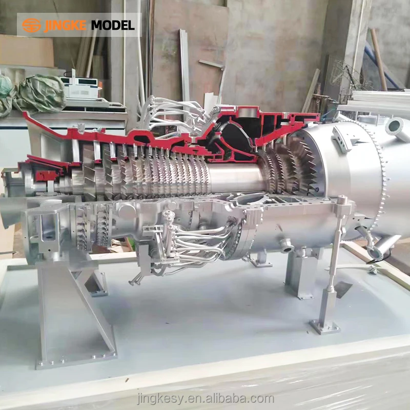 Gas Turbine Steam Turbine Model Shanghai Electric Supercritical Thermal Power Unit Demonstration Model Steam Turbine Model