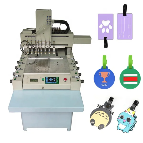 Multi-colors rubber pvc shoe charms machine