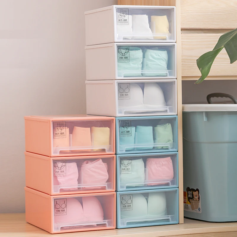 
Plastic Belts Ties Underwear Storage Foldable Underwear Sock Drawer Closet Organizer 