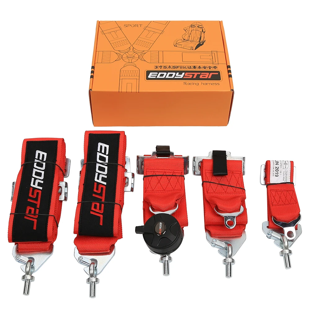 Apex 5-Point Racing Seat Belt with SFI Certificate for High-Cost-Performance
