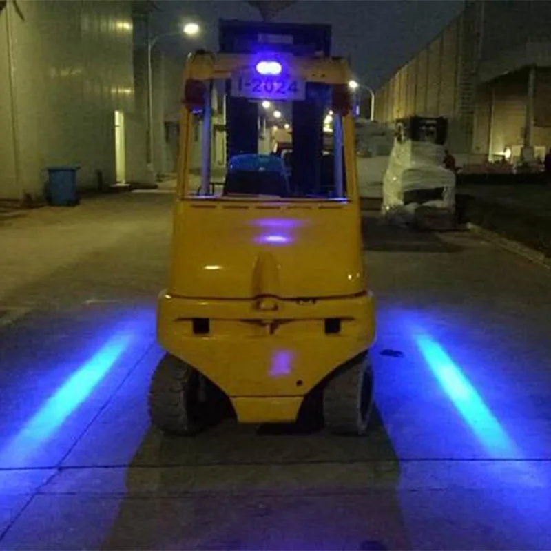 High quality High-power Osram LED 6pcs*3w LED forklift safety blue light forklift led light