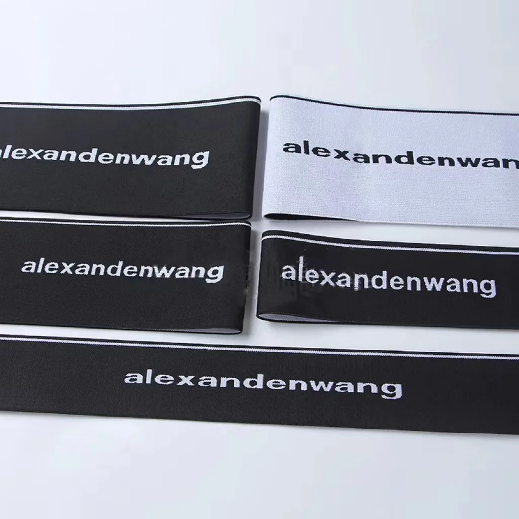 10 см индивидуальный логотип Мужское нижнее белье боксеры шорты эластичный пояс полиэстер нейлон тканая жаккардовая резинка для одежды брюки