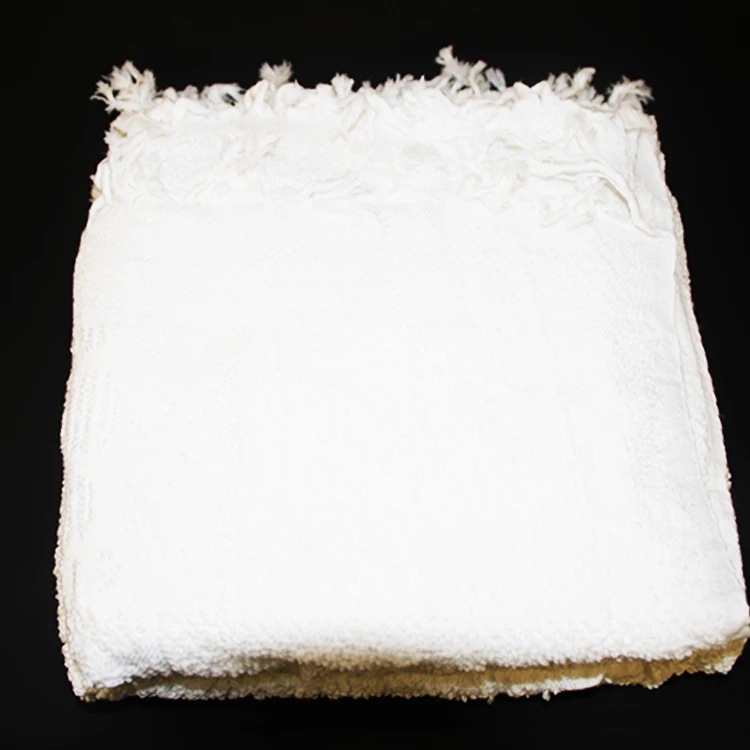 China Wholesale White Polyester Microfiber Muslim Ihram Clothing Hajj Towel