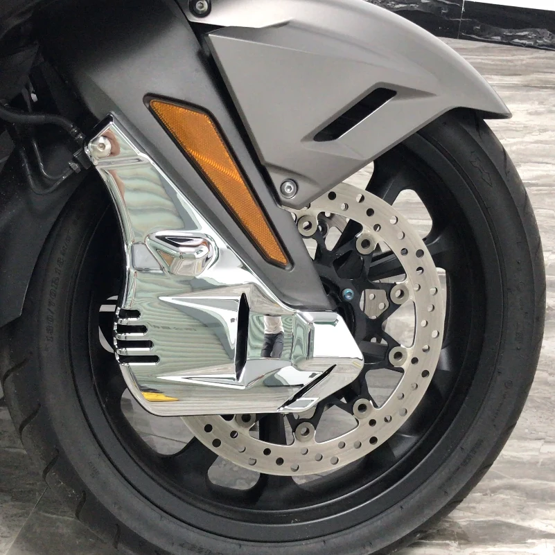 
 Хромированные Чехлы для суппорта, защитный передний тормоз для HONDA GOLD WING1800 GL1800 GL180B F6B 2018-2020  