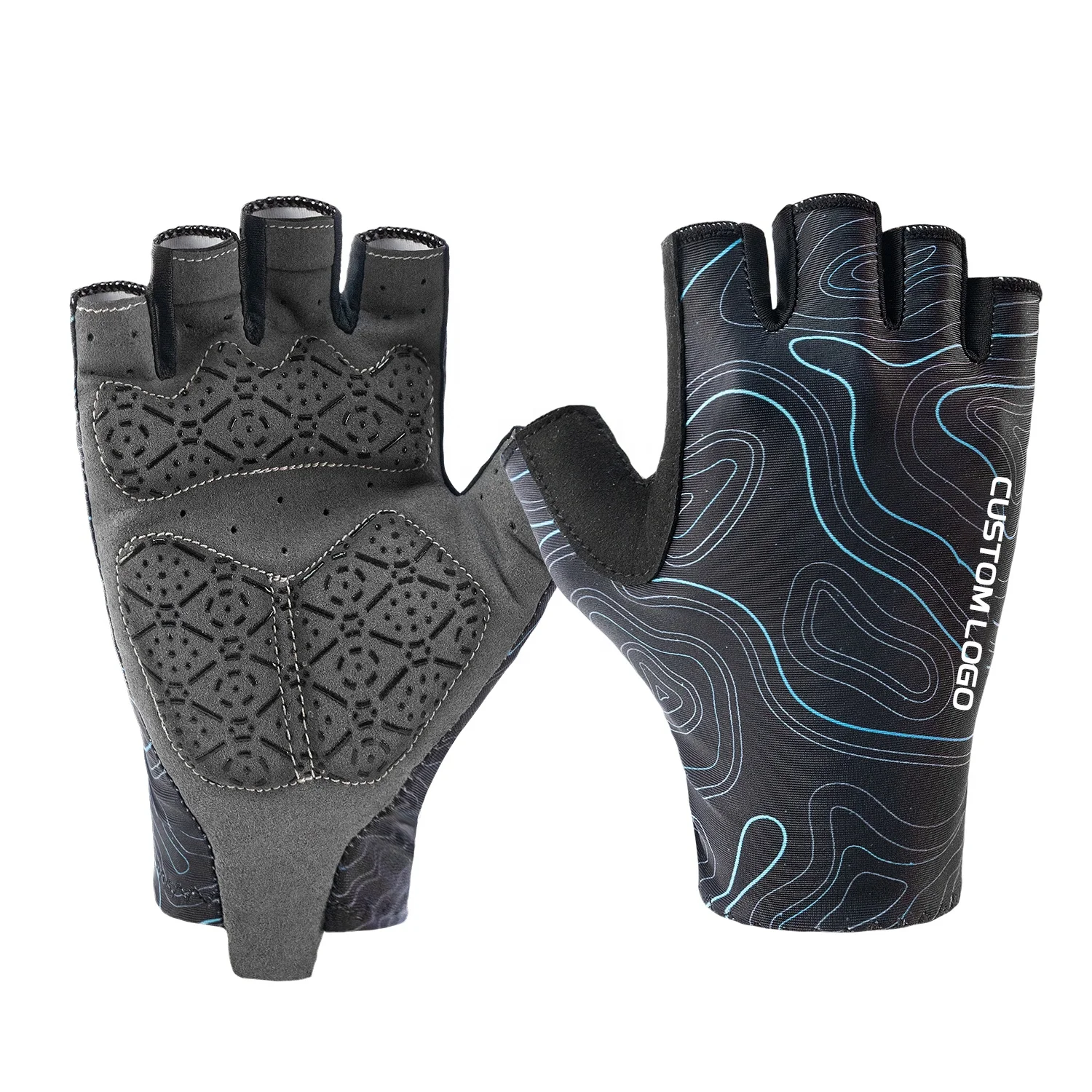 OEM ODM Sport Cycle Bike Gloves Outdoor GEL Padded Vibration-Resistant Bicycle Gloves Screen Touch Cycling Gloves