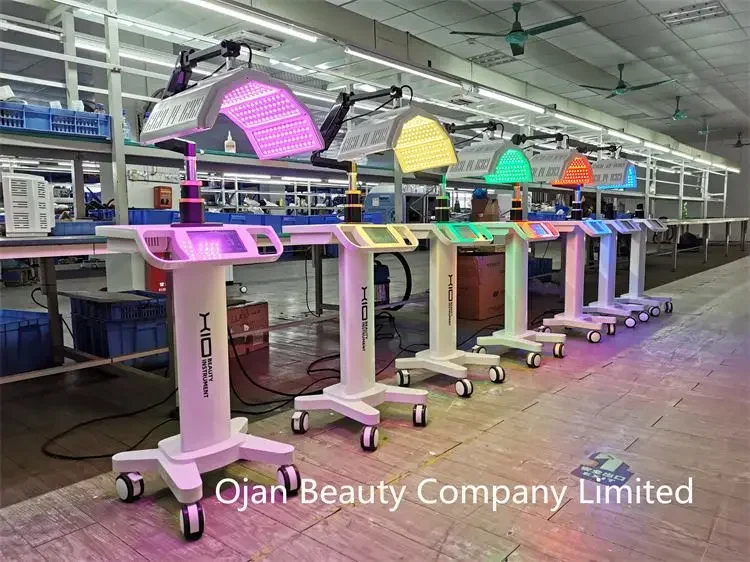 Wholesale Price Red And Infrared Led Light Therapy Devices Pdt Machine 7 Wavelength Dual Chip Standing Red Light Therapy