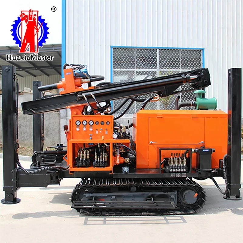 
FY200 steel caterpillar type pneumatic water well drilling rig civil engineering drilling machine 