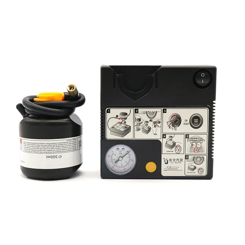 Multifunctional repair tools tire sealant car tire puncture repair kit suppliers tire repair kit with infator