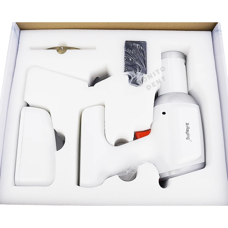 Hot Sale Dental Portable X-Ray Machine with Shield Gun Type Digital X-Ray Camera Work with Sensor/X ray film