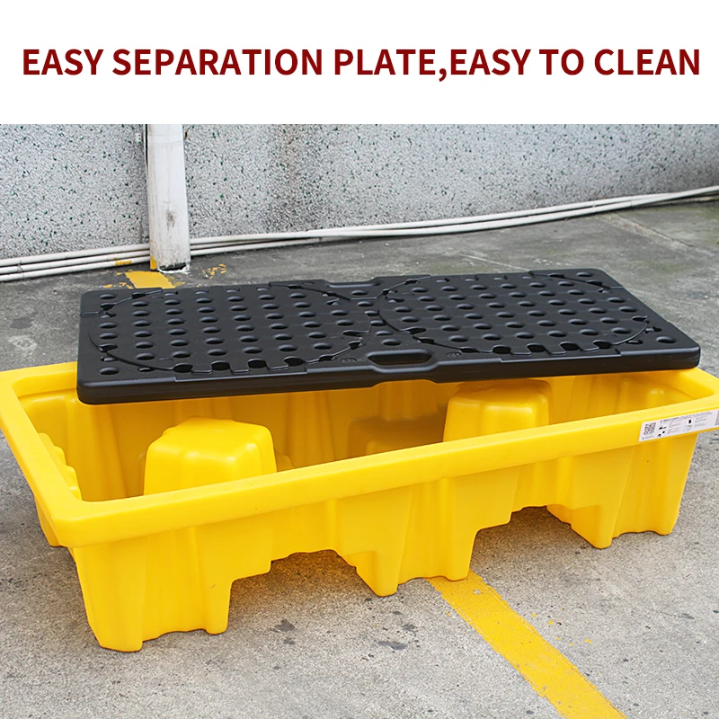 2 Drum Safe Storage  spill pallet product For Anti Spill