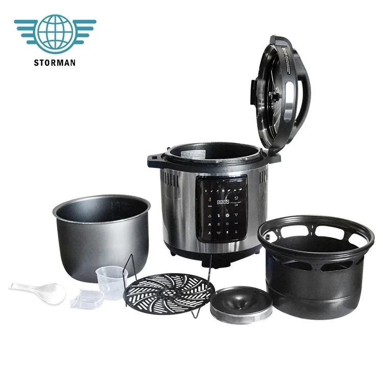 Good Price Kitchen Multipurpose 1500W 6L Electric All In One Pressure Cooker Multicooker Air Fryers