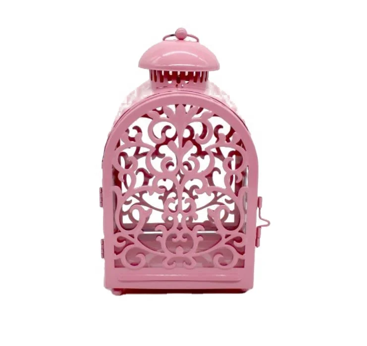 New Vintage Moroccan style Antique Wedding favor hanging metal candle lantern
