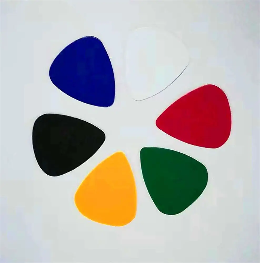 Wholesales plectrum guitar pick colorful Celluloid 0.46mm thickness guitar pick