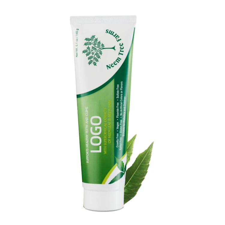 Custom Toothpaste Factory Aloe Vera Toothpaste Without Fluorid Peroxide Hydrogen Toothpaste