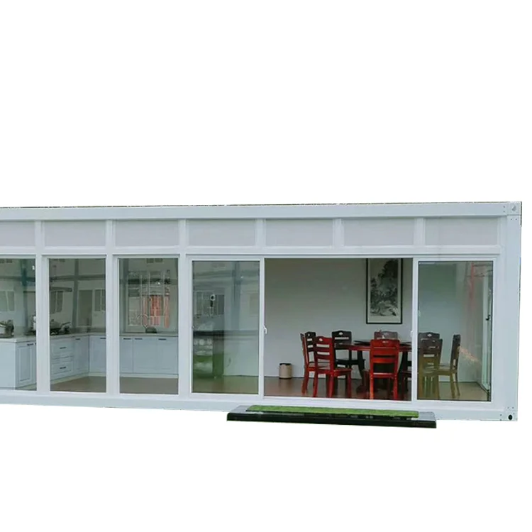 europe module prefabricated homes prefab light steel  structure easy assembled shipping container 2 bedroom house