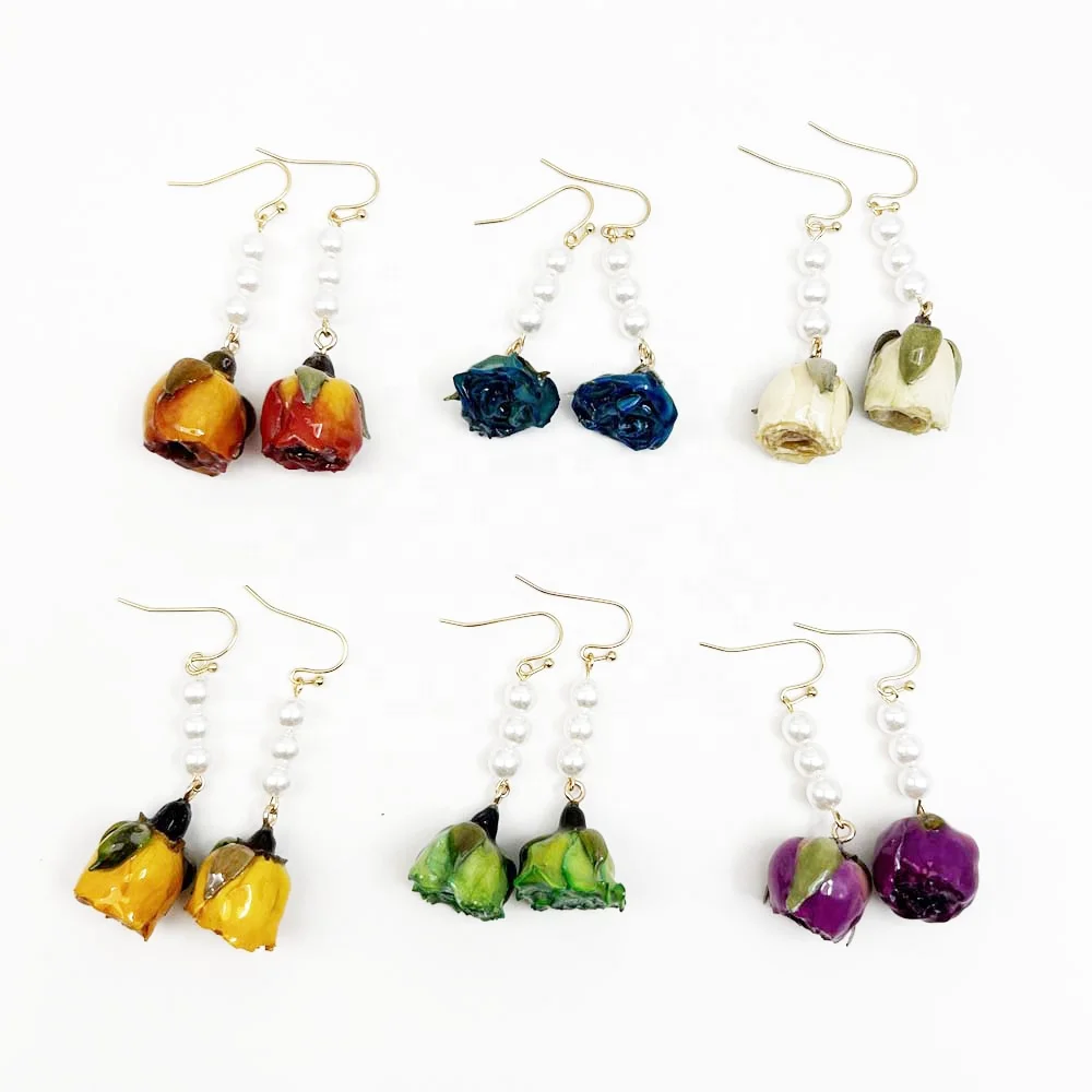 Женские серьги из натурального золота нержавеющей стали