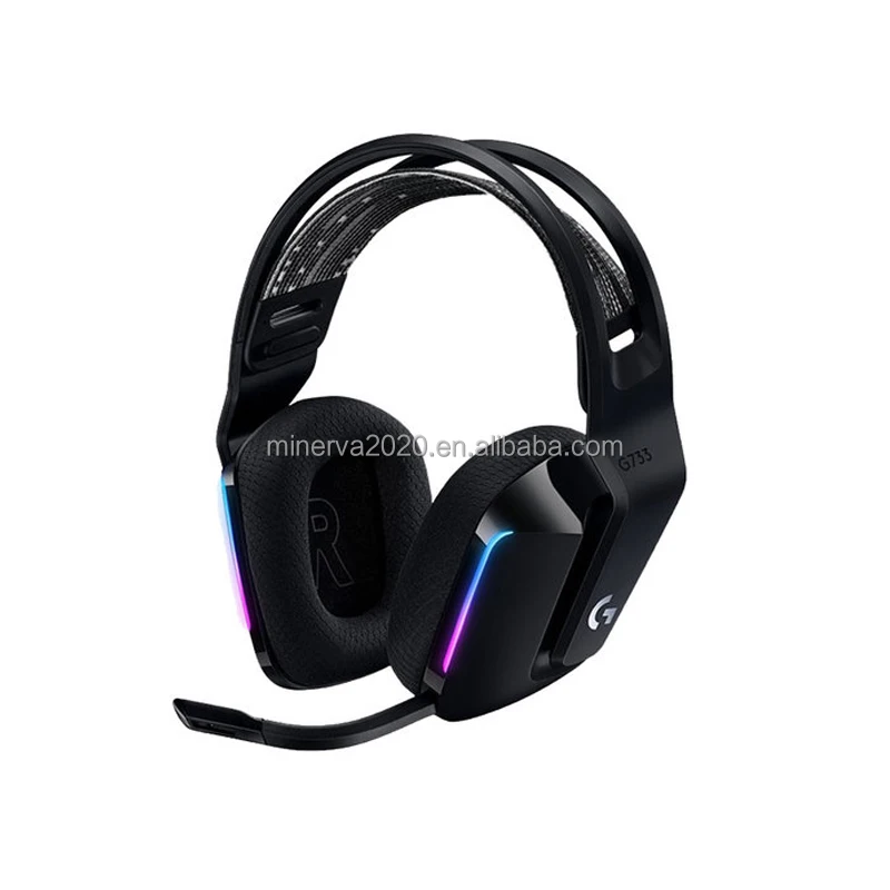 Оригинальный Logitech G733 движущегося со скоростью беспроводной RGB игровая гарнитура X 2 0 объемное звучание PRO-G DTS наушников для компьютерных