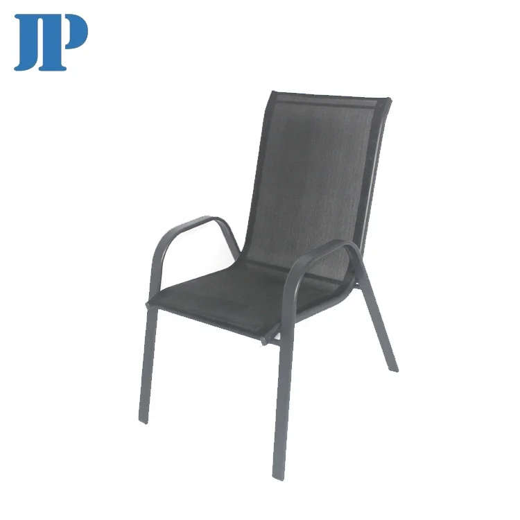 Tube Chair Table Set Low MOQ Best Price Fast Shipment Lounge Steel Teslin Fabric Outdoor Garden Leisure Outdoor Furniture Metal