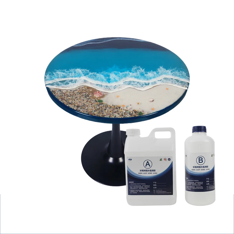 Hot selling Clear Table Top Epoxy Resin That Self Levels Liquid Epoxy Acrylic Resin for Table Solid Wood