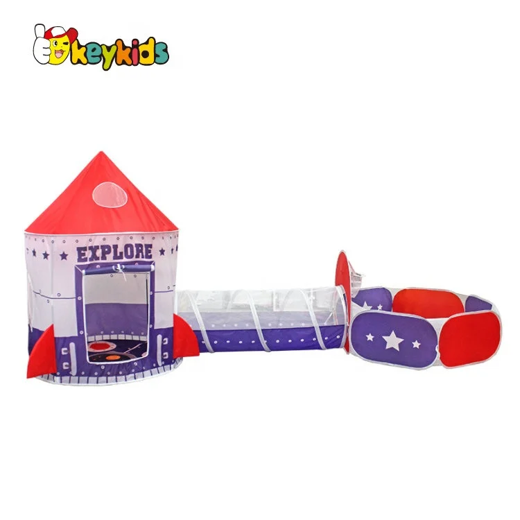 Large pink blue kids play tent house set for Indoor and Outdoor W08L124