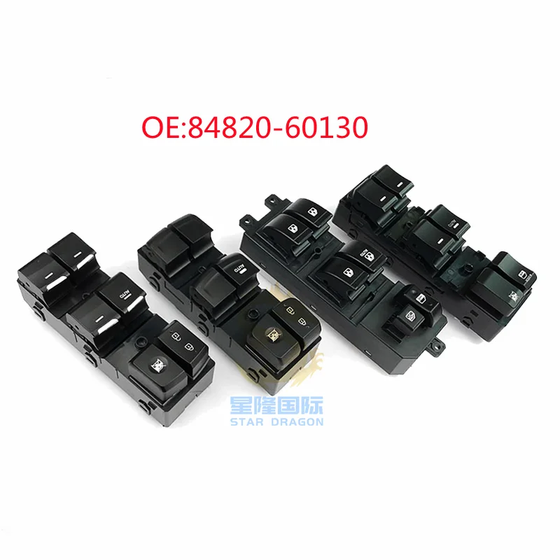 Wholesale Price Window Lifter Control Master Switch Electric Car Power Window Switch For Toyota 84820-60130