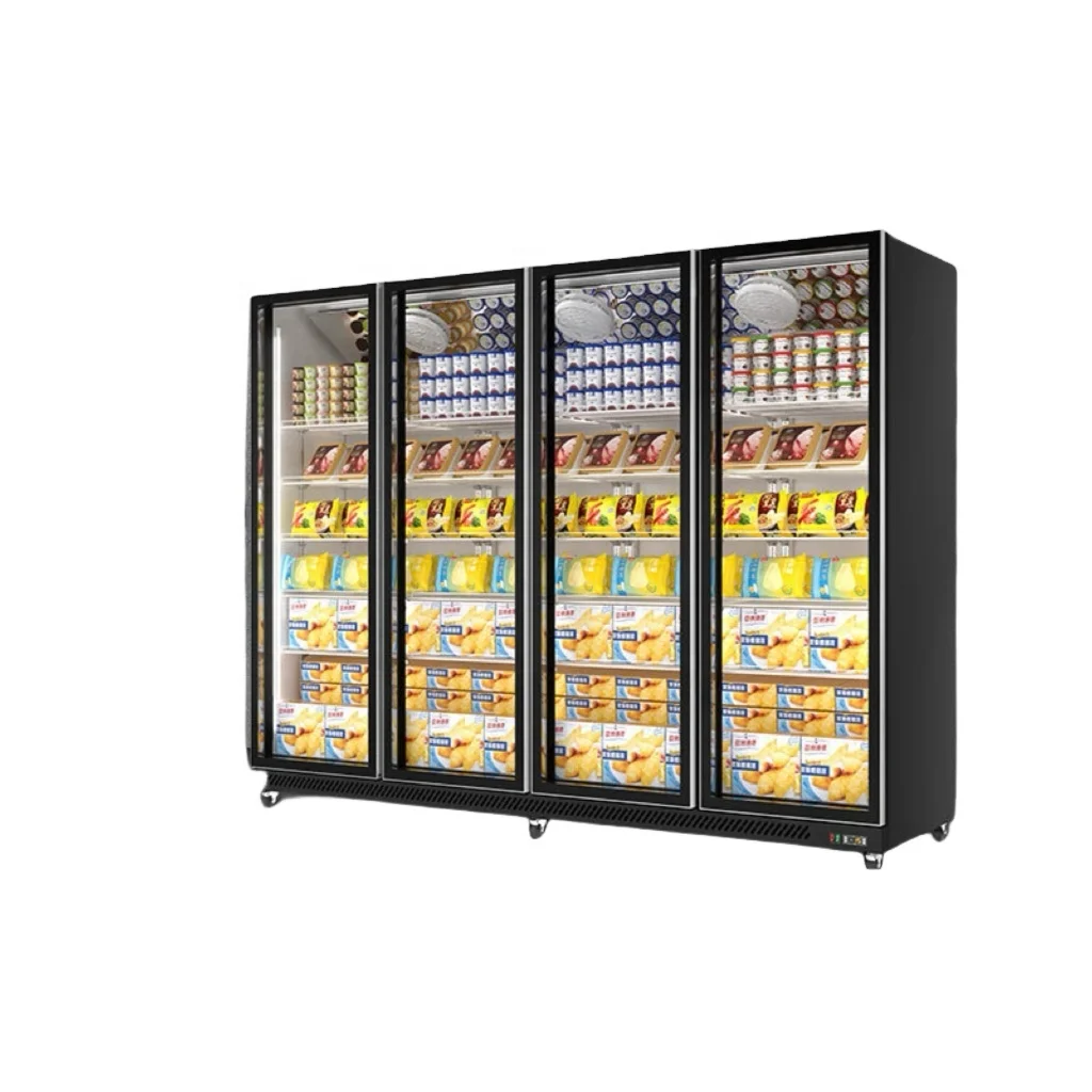 LW2500D 1900L полноэкранный трехдверный холодильник с низкой температурой Замороженные товары морозильной камерой