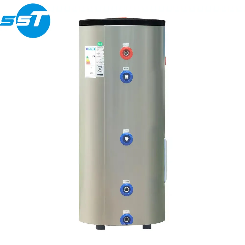 SST factory manufacture SUS304 100 liter 200 liter 300 liter multifunction heat pump domestic water tank hot water boiler