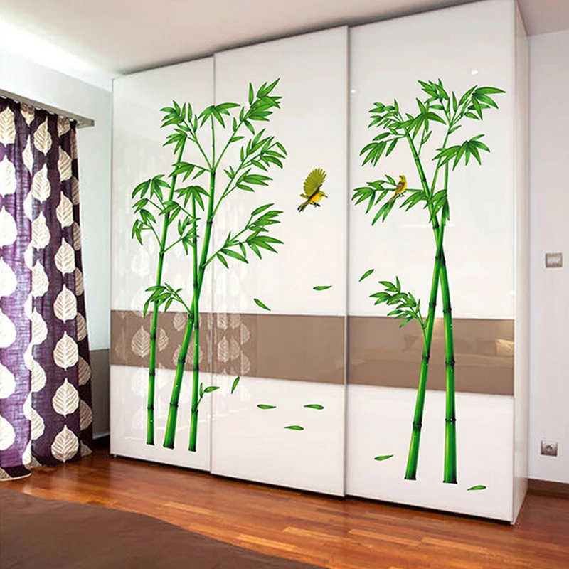 
Adhesive 3d large bamboo outdoor wall stickers 