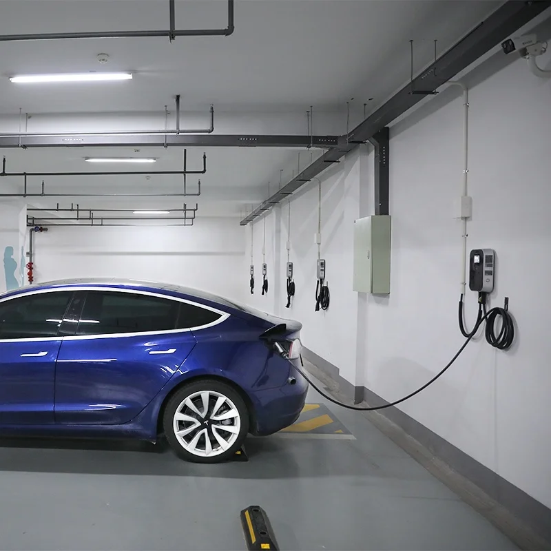 
32A 1Phase EVSE Wallbox Charging Station electric with Type 1 Cable 