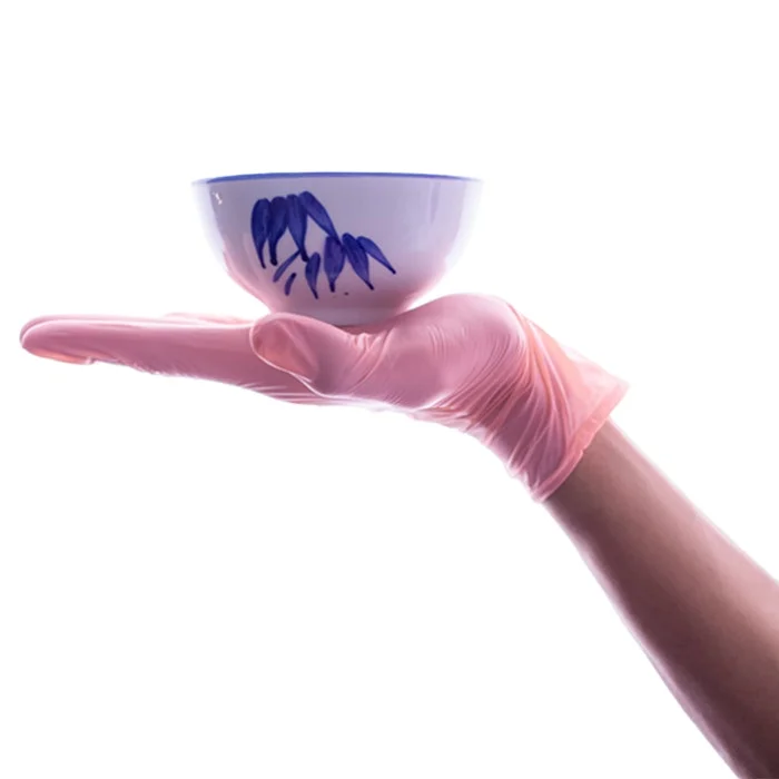 High Quality Large Nitrite Disposable Gloves Blue