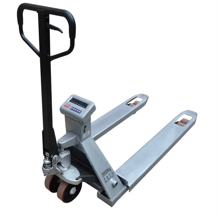hand pallet jack with weigh scale manual electric scale pallet truck electronic scale ECS-SL-2T