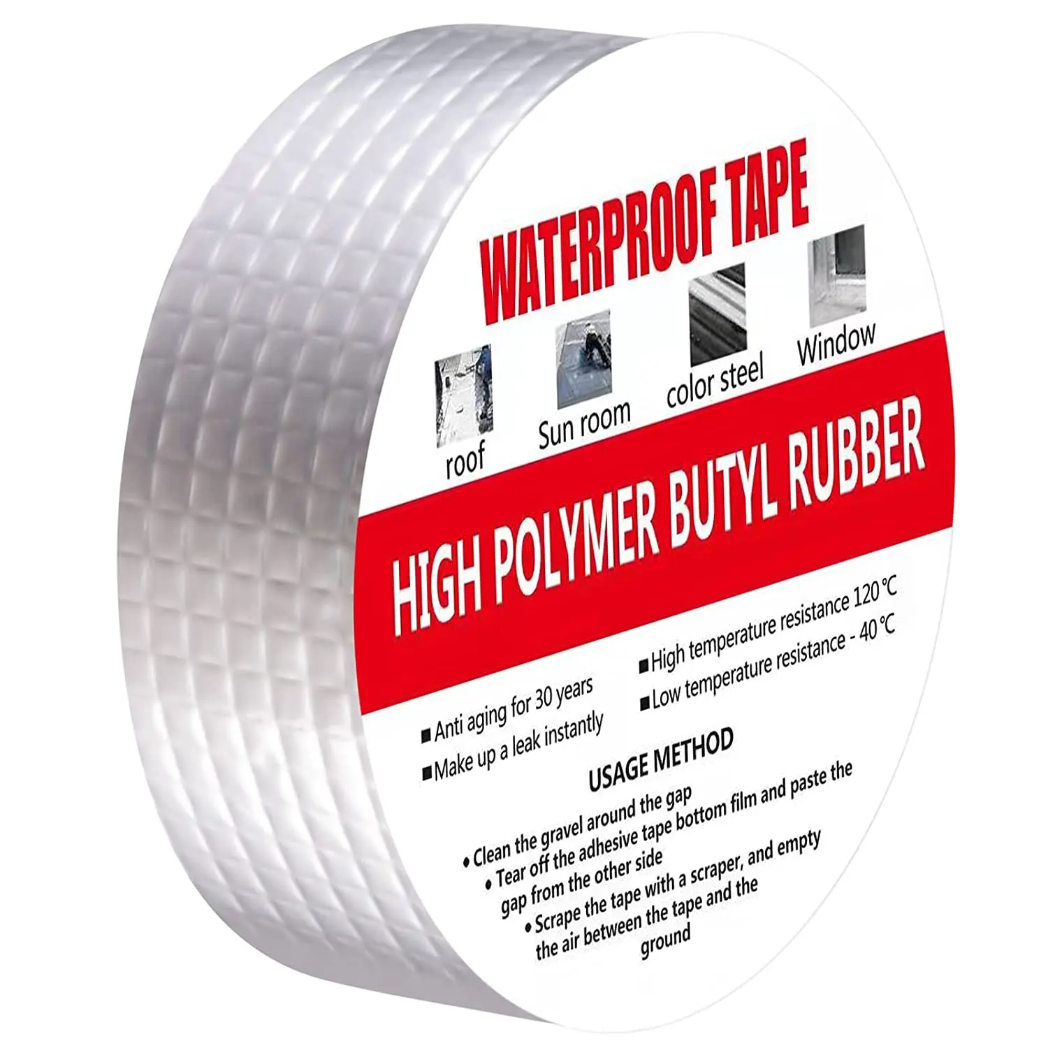 Roof Leak Butyl Waterproofing Tape