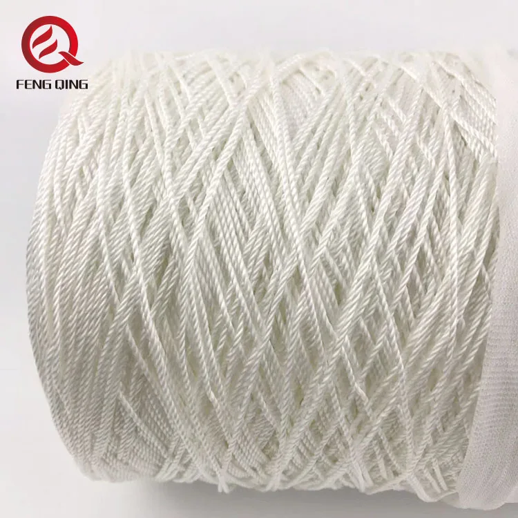Factory supply AA grade FDY 1500D  high strength polyester thread,knitting thread ,fishing twine