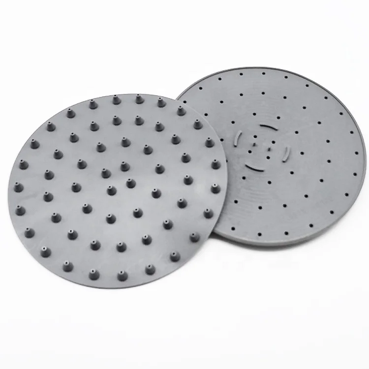 
Custom round shape high temperature resistant silicone dispensing needles rubber nozzle shower head 