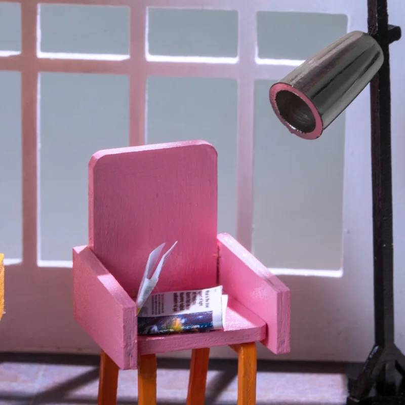 IIECREATE Doll House Toys Mini Furniture Handmade Model High Quality Toy Furniture Doll House